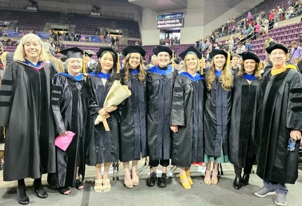 Psychology members at UCCS commencement.